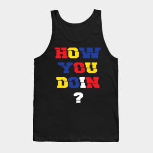 How You Doin Vintage Graphic Design Tank Top